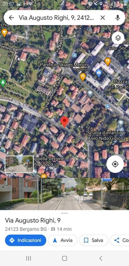Villetta Rossini Appartamento Da Condividere Con Me Luciano Servizio Ospiti Taxi Driver Navetta No Wifi 2 Camera Da Letto Per 5 Persone Valbrembo 外观 照片