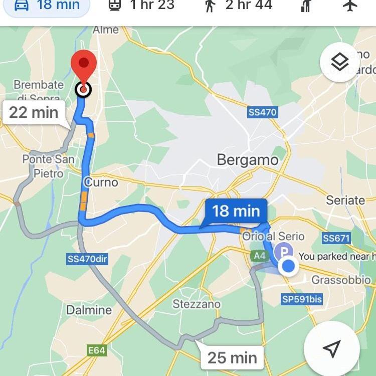 Villetta Rossini Appartamento Da Condividere Con Me Luciano Servizio Ospiti Taxi Driver Navetta No Wifi 2 Camera Da Letto Per 5 Persone Valbrembo 外观 照片
